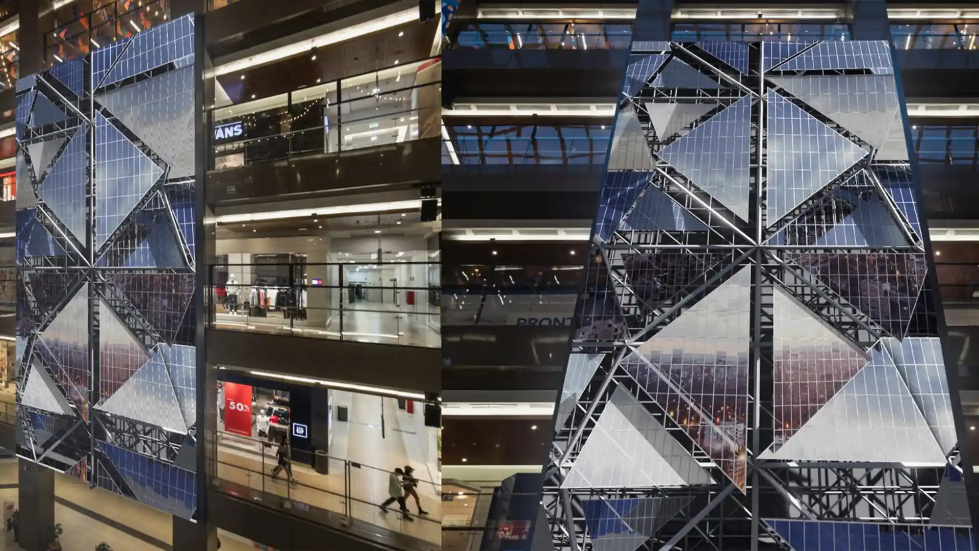 Interaktives und Augmented-Reality-Erlebnis im Costanera Center.