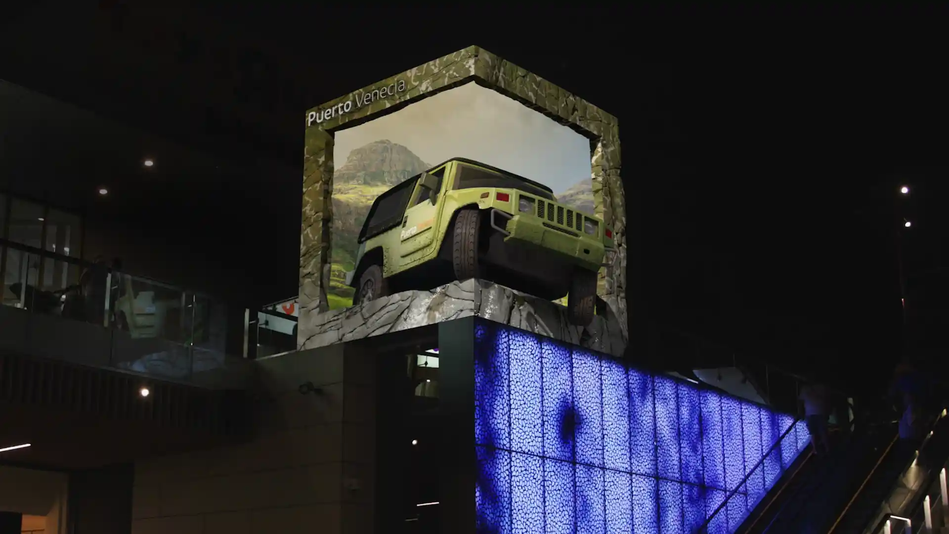 High-impact 3D digital storytelling creating immersive experiences at Puerto de Venecia