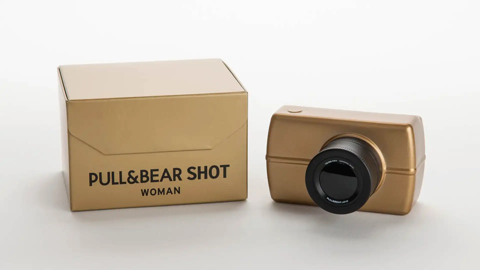 Pull&Bear Gold Shot fragrance bottle with floral and fruity notes.