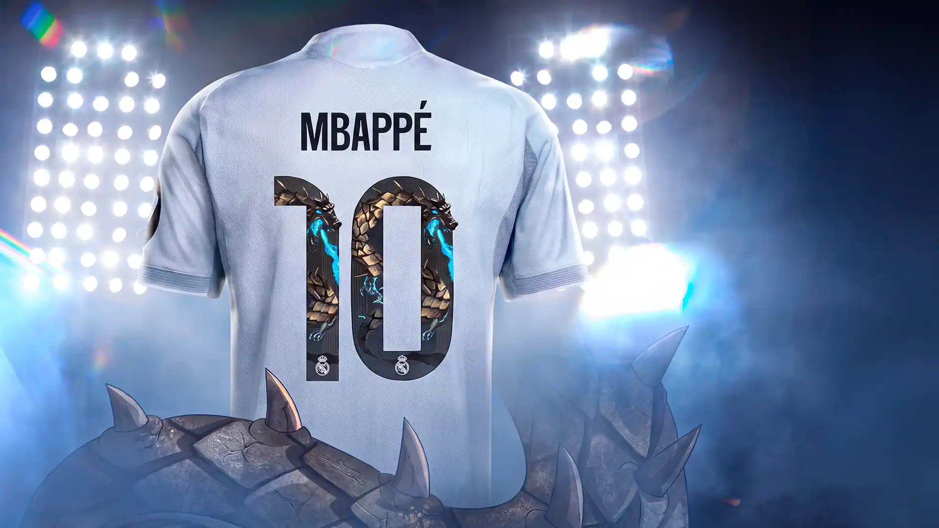 Dragon-inspired football apparel collection extending the Santiago Bernabéu digital content experience