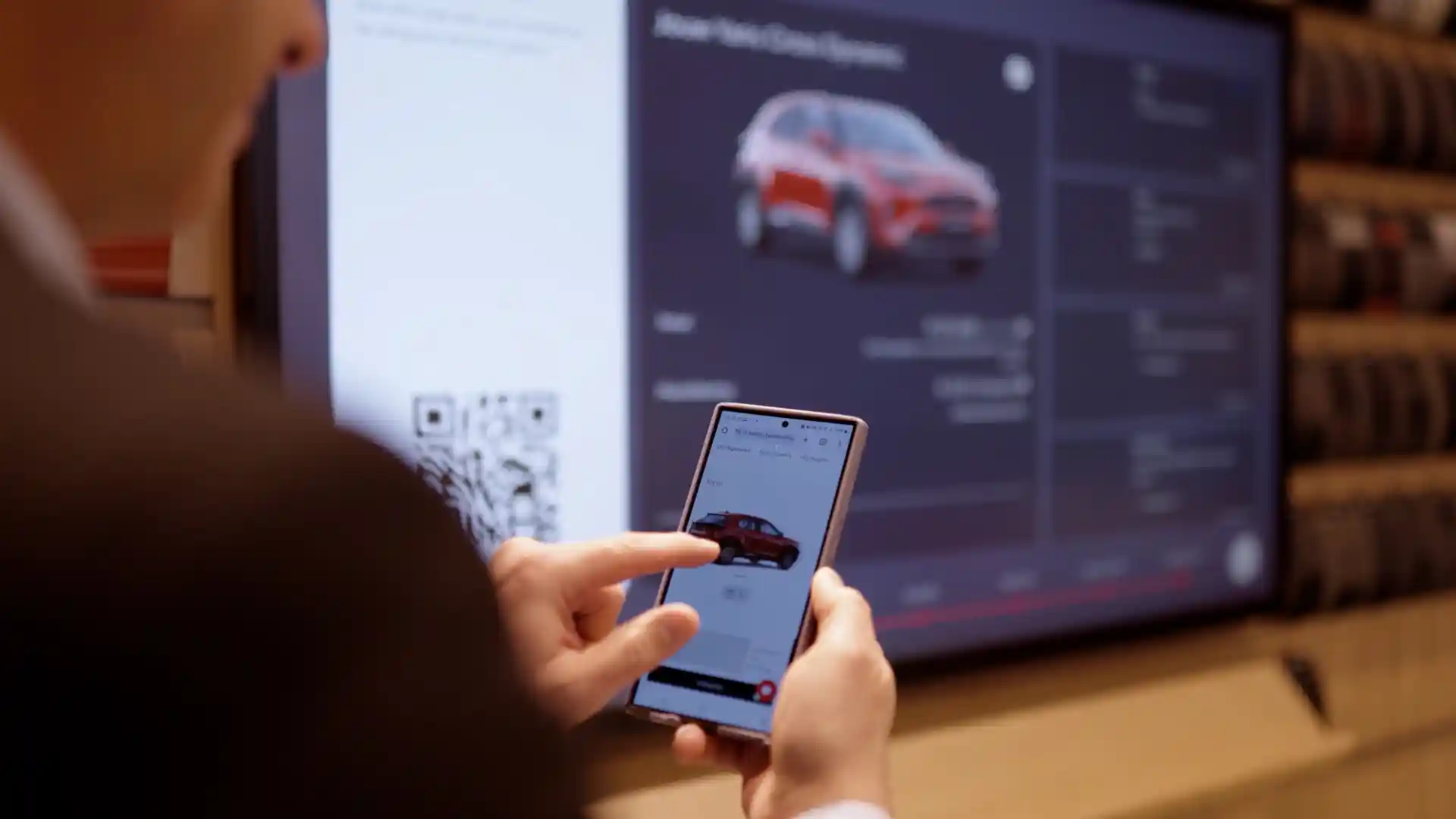 Toyota dealership audio setup used for presentations and mirroring content.