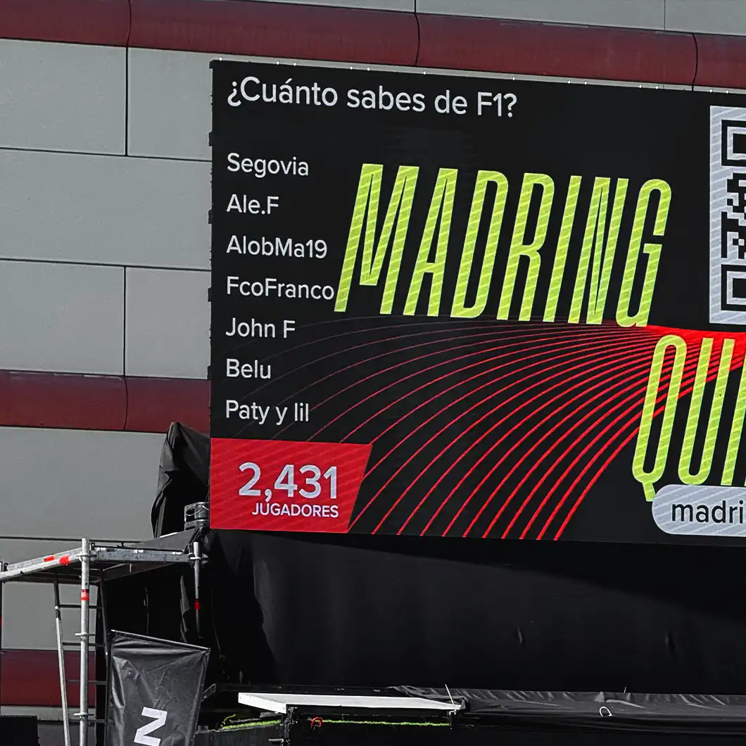 TRISON a assuré la coordination technique et logistique du roadshow de la Formule 1, garantissant une exécution audiovisuelle sans faille.